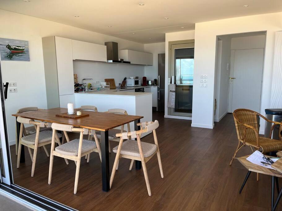 Premiere Ligne Acces Prive Et Direct A La Plage Vue Mer Arcachon Exterior foto