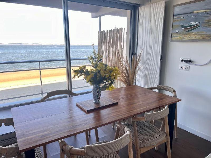 Premiere Ligne Acces Prive Et Direct A La Plage Vue Mer Arcachon Exterior foto