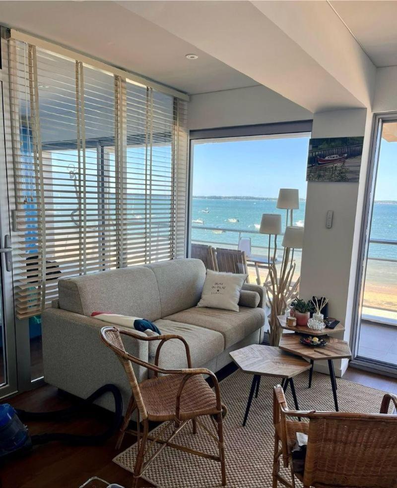 Premiere Ligne Acces Prive Et Direct A La Plage Vue Mer Arcachon Exterior foto
