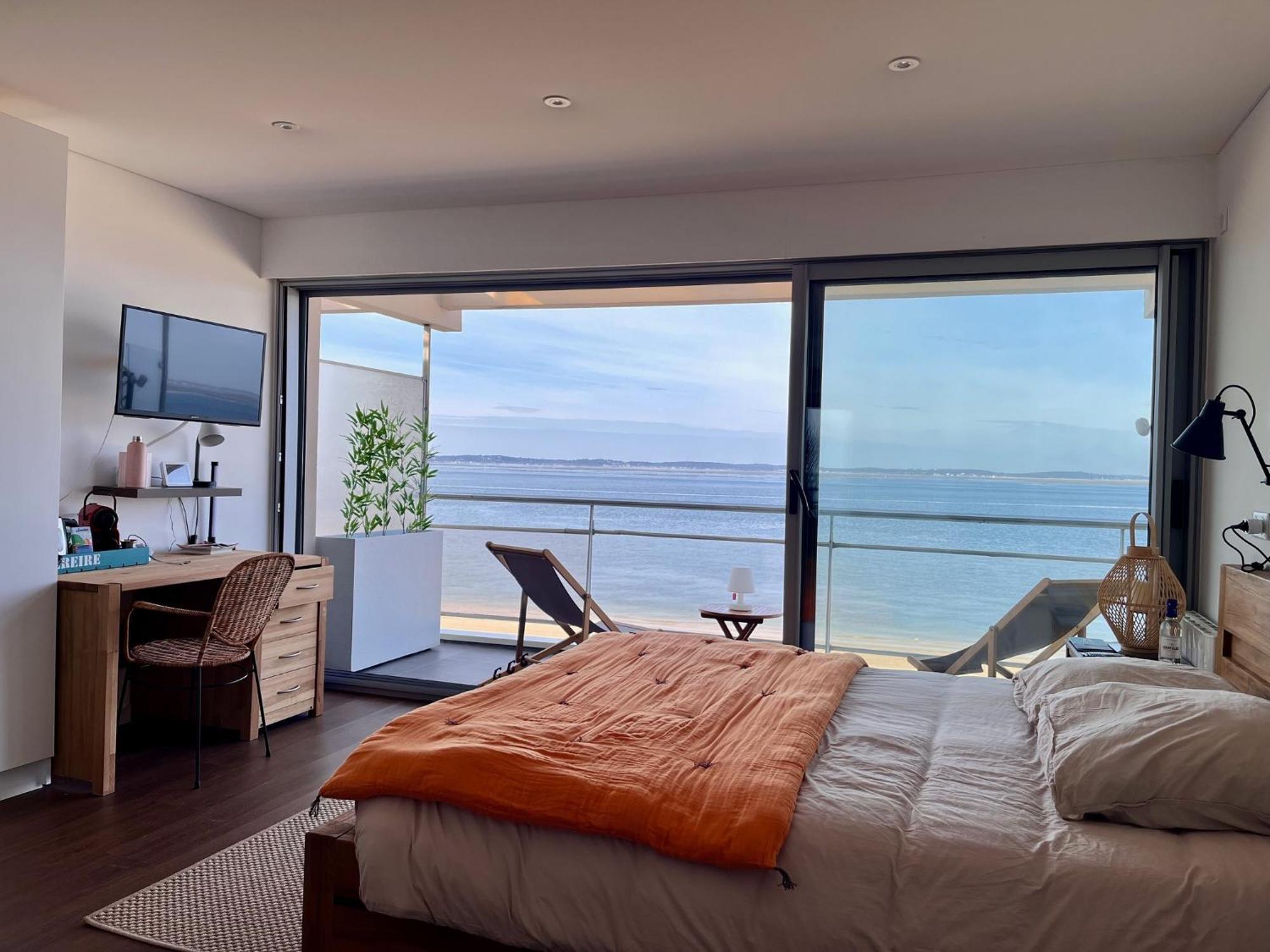Premiere Ligne Acces Prive Et Direct A La Plage Vue Mer Arcachon Exterior foto
